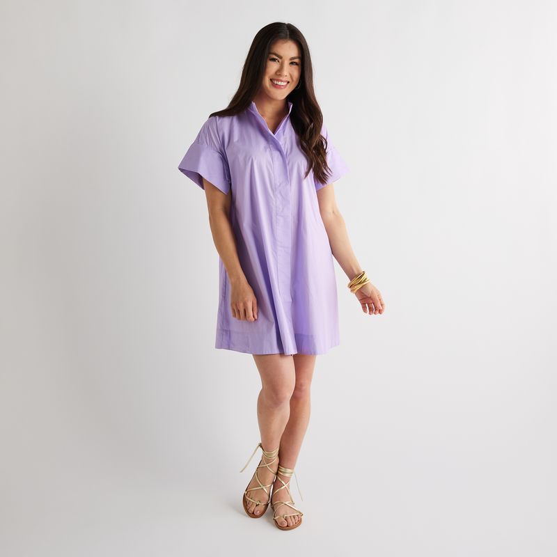 Caryn Lawn Lavender Margot Dress