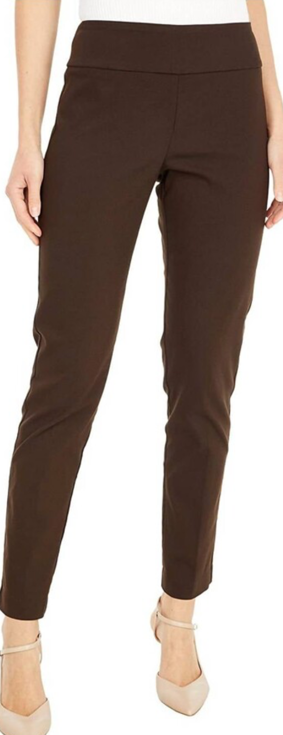 Elliott Lauren Classic Ankle Pant Chocolate Brown